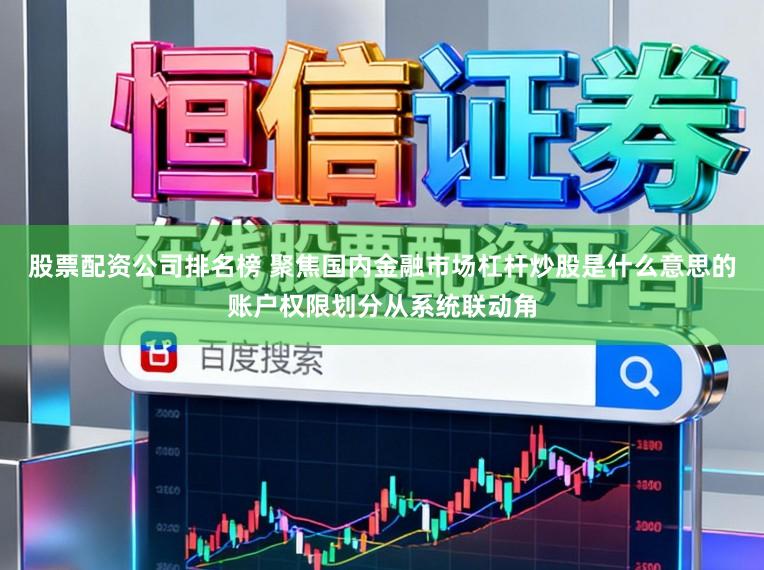 股票配资公司排名榜 聚焦国内金融市场杠杆炒股是什么意思的账户权限划分从系统联动角